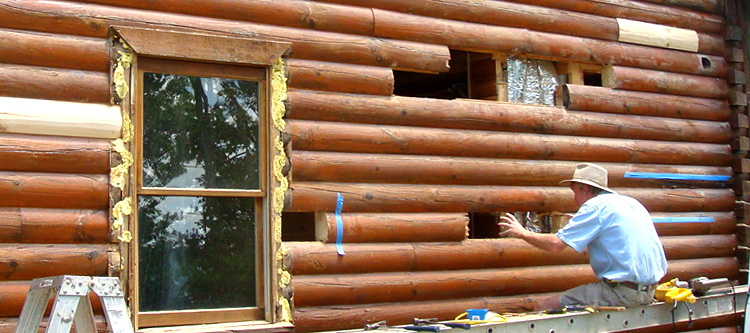 Log Home Repair Hopewell City, Virginia